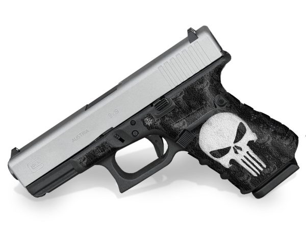 Glock 19 Gen 4 Decal Grip - The Punisher - Image 2