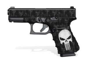 Glock 19 Gen 4 Decal Grip - The Punisher