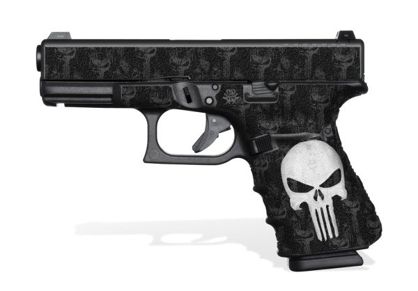 Glock 19 Gen 4 Decal Grip - The Punisher