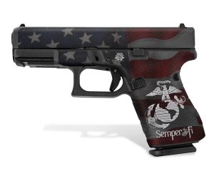 Glock 19 Gen5 Decal Grip - Semper Fi