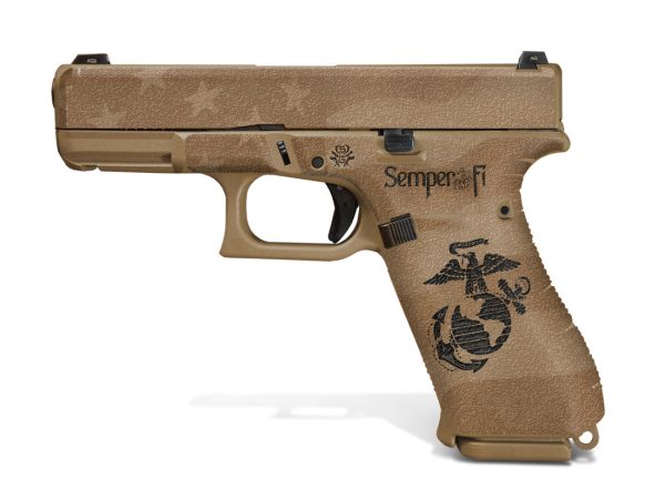 Glock 19X Decal Grip - Semper Fi