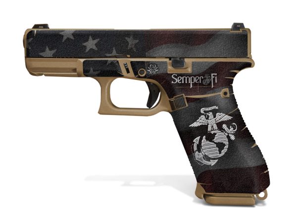 Glock 19X Decal Grip - Semper Fi - Image 2
