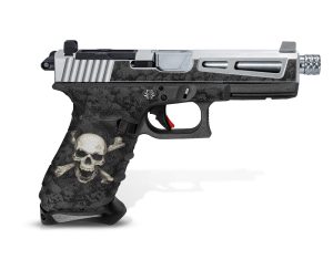 Glock 22 Gen 3 Decal Grip - Skull & Crossbones