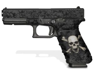 Glock 22 Gen 4 Decal Grip - Skull & Crossbones