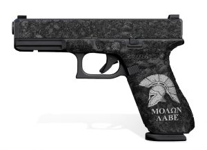 Glock 17 Gen 5 Decal Grip - Sparta / Molon Labe
