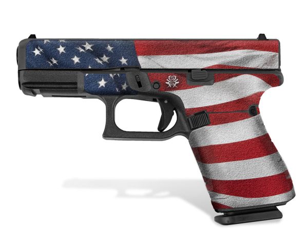 Gen 5 Glock 19 Decal Grip - Stars & Stripes