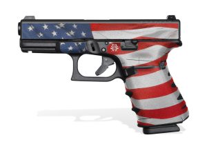Glock 19 Gen 4 Decal Grip - Stars & Stripes