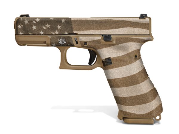 Glock 19X Decal Grip - Stars & Stripes - Image 2