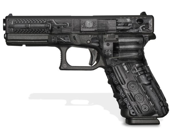 Glock 17 Gen 4 Decal Grip - Steampunk - Image 3