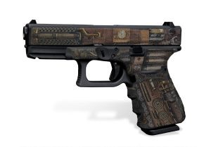 Glock 19 Gen 3 Decal Grip - Steampunk