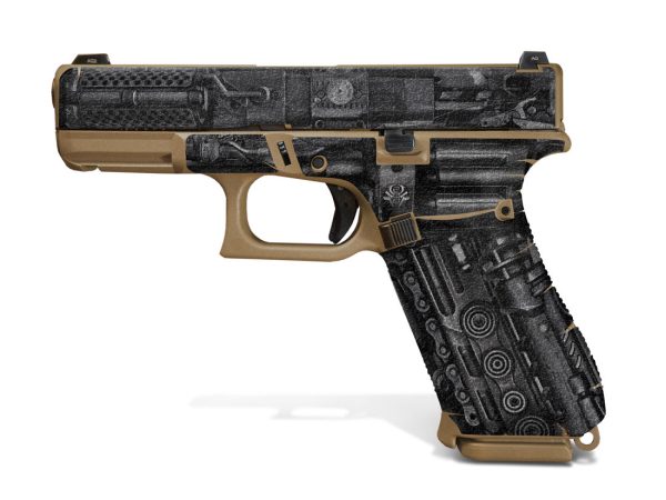 Glock 19X Decal Grip - Steampunk - Image 3