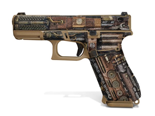 Glock 19X Decal Grip - Steampunk - Image 2