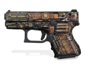 Glock 27 Decal Grip - Steampunk