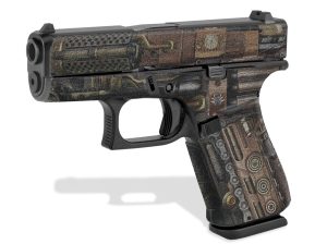 Glock 43X Decal Grip - Steampunk