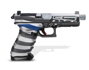 Glock 22 Gen 3 Decal Grip - Thin Blue Line