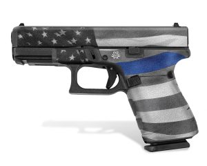 Gen 5 Glock 19 Decal Grip - Thin Blue Line