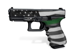 Glock 19 Gen 3 Decal Grip - Thin Green Line