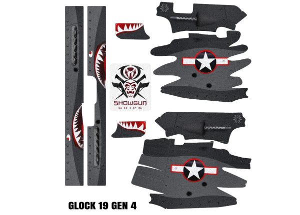 Glock 19 Gen 4 Decal Grip - War Machine - Image 3