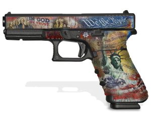 Glock 22 Gen 3 Decal Grip - We The People