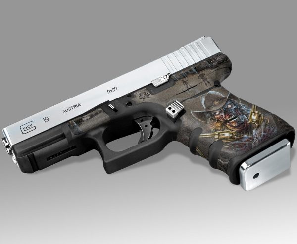 Glock 19 Gen 3 Decal Grip - Zombie Outlaw