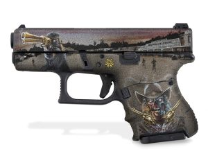 Glock 26 Decal Grip - Zombie Outlaw