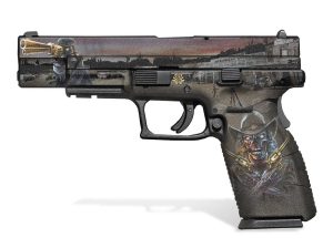 Decal Grip for Springfield XD 9mm/.40  5" - Zombie Outlaw