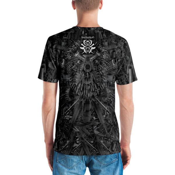 Full-Print, Athletic T-shirt with Guns & Skull - Arsenal - Image 2