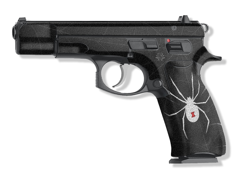 CZ 75-B Decal Grip – Black Widow