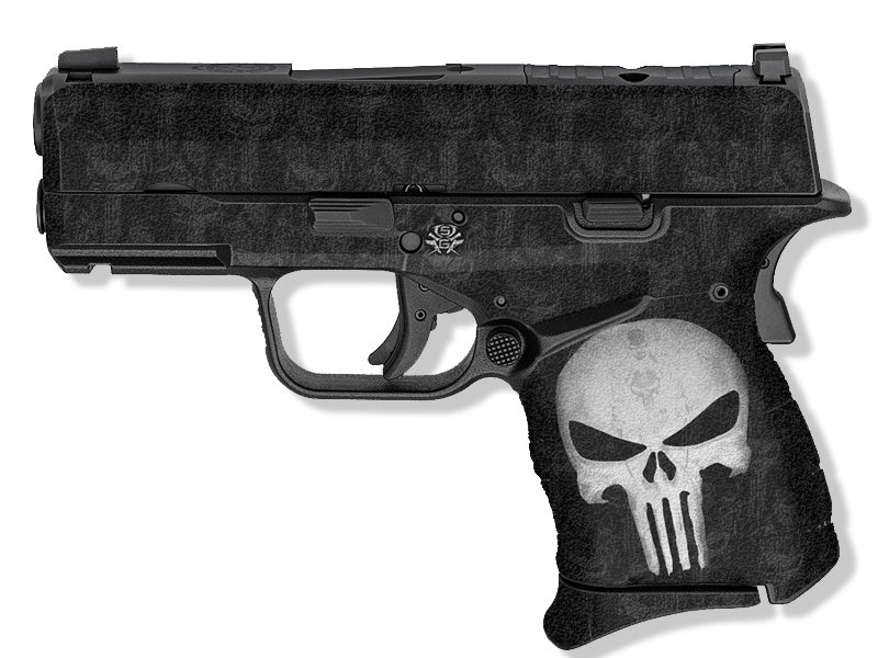 Springfield XD-S Mod.2 9mm 3.3″ Decal Grips – Punisher
